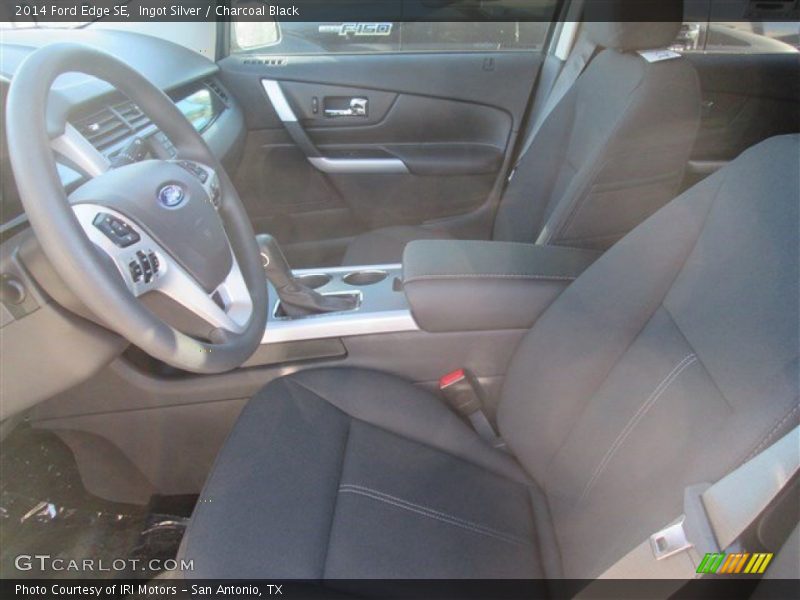 Ingot Silver / Charcoal Black 2014 Ford Edge SE
