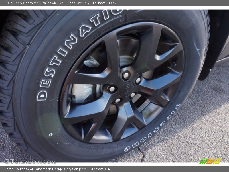 Bright White / Trailhawk Black 2015 Jeep Cherokee Trailhawk 4x4