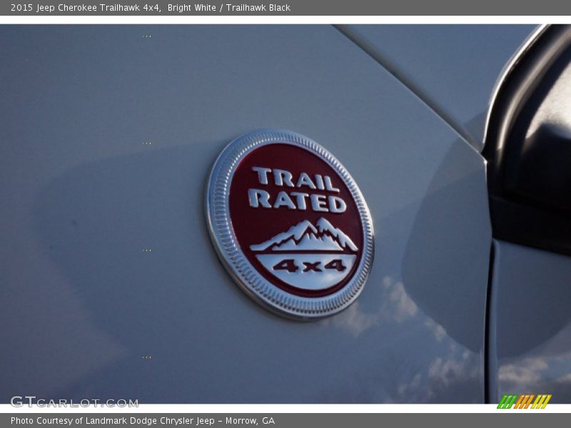 Bright White / Trailhawk Black 2015 Jeep Cherokee Trailhawk 4x4