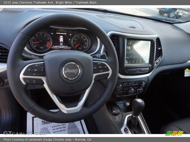 Bright White / Trailhawk Black 2015 Jeep Cherokee Trailhawk 4x4