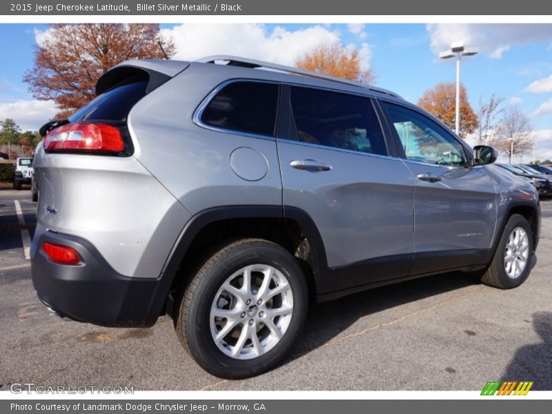 Billet Silver Metallic / Black 2015 Jeep Cherokee Latitude