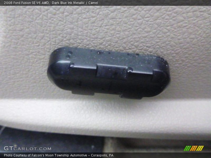 Dark Blue Ink Metallic / Camel 2008 Ford Fusion SE V6 AWD