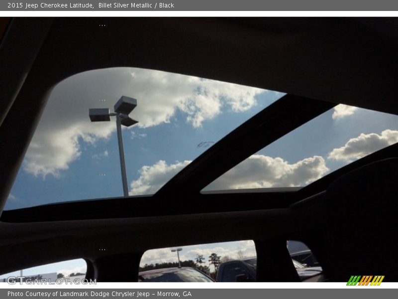 Billet Silver Metallic / Black 2015 Jeep Cherokee Latitude