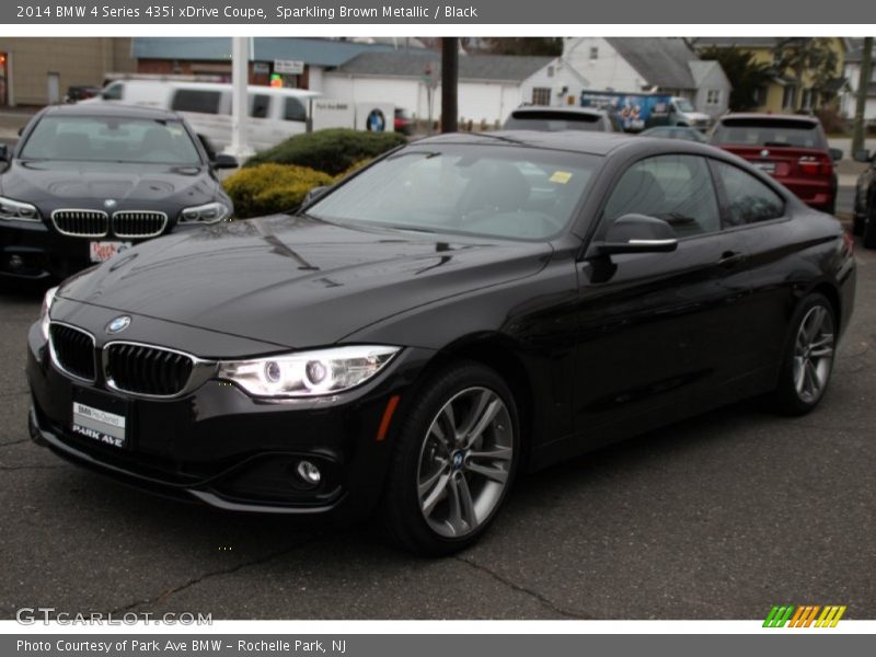 Sparkling Brown Metallic / Black 2014 BMW 4 Series 435i xDrive Coupe