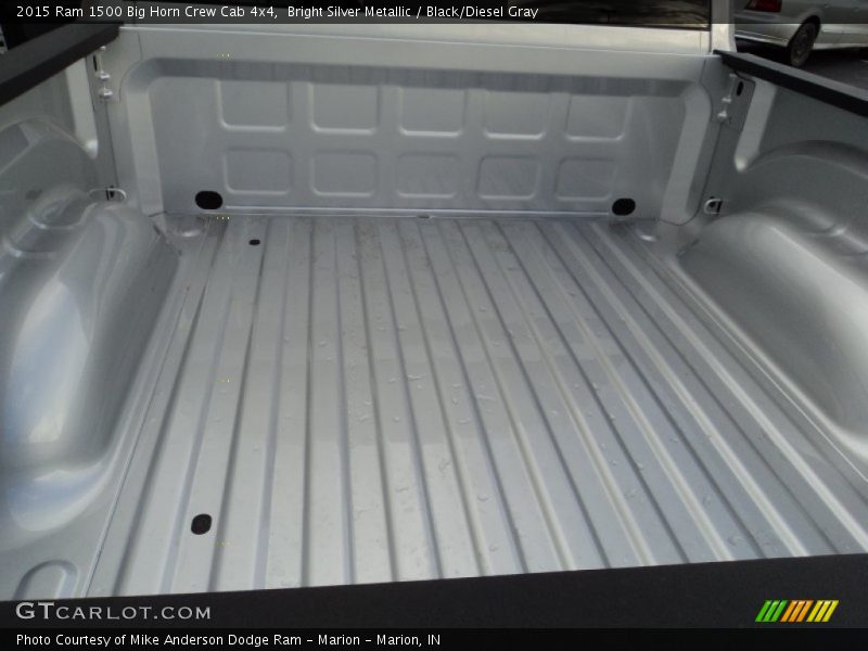 Bright Silver Metallic / Black/Diesel Gray 2015 Ram 1500 Big Horn Crew Cab 4x4