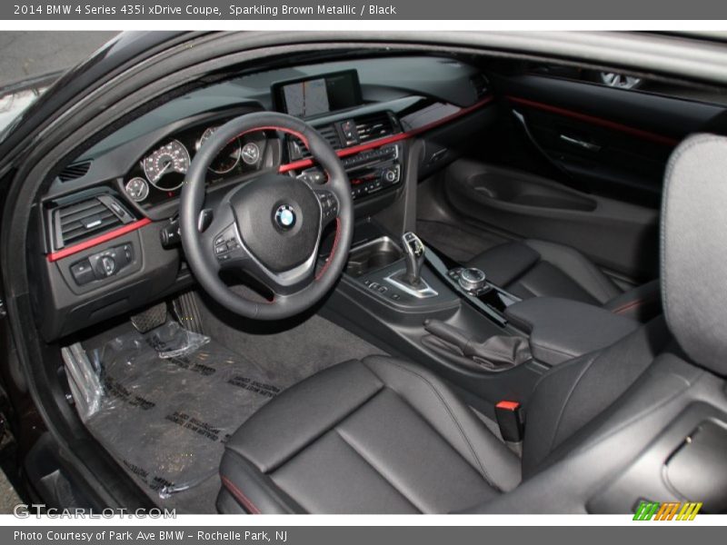 Sparkling Brown Metallic / Black 2014 BMW 4 Series 435i xDrive Coupe