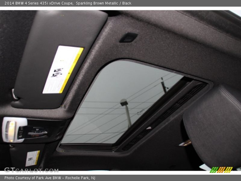 Sparkling Brown Metallic / Black 2014 BMW 4 Series 435i xDrive Coupe