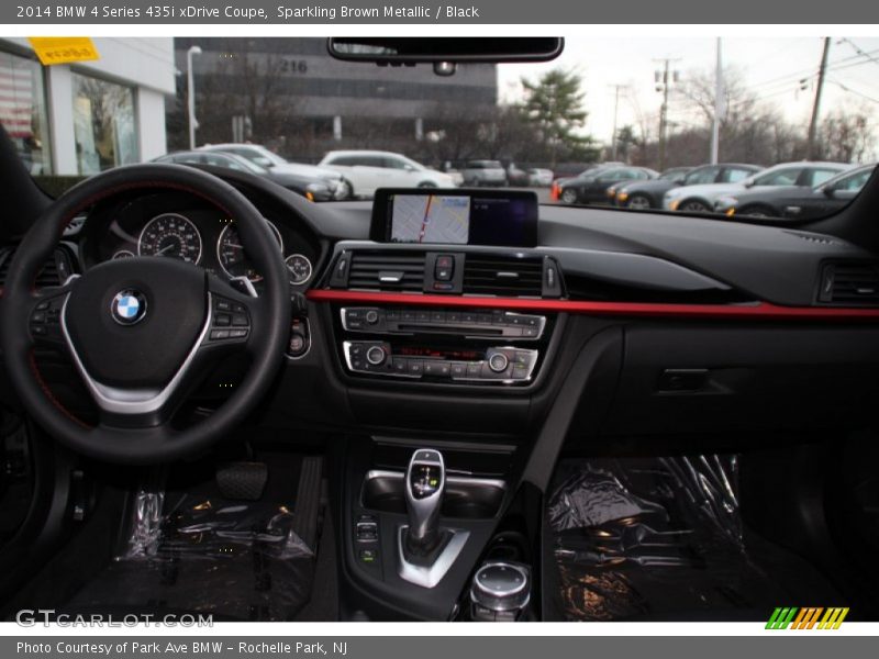 Sparkling Brown Metallic / Black 2014 BMW 4 Series 435i xDrive Coupe