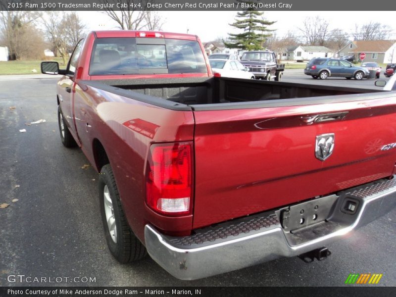 Deep Cherry Red Crystal Pearl / Black/Diesel Gray 2015 Ram 1500 Tradesman Regular Cab 4x4