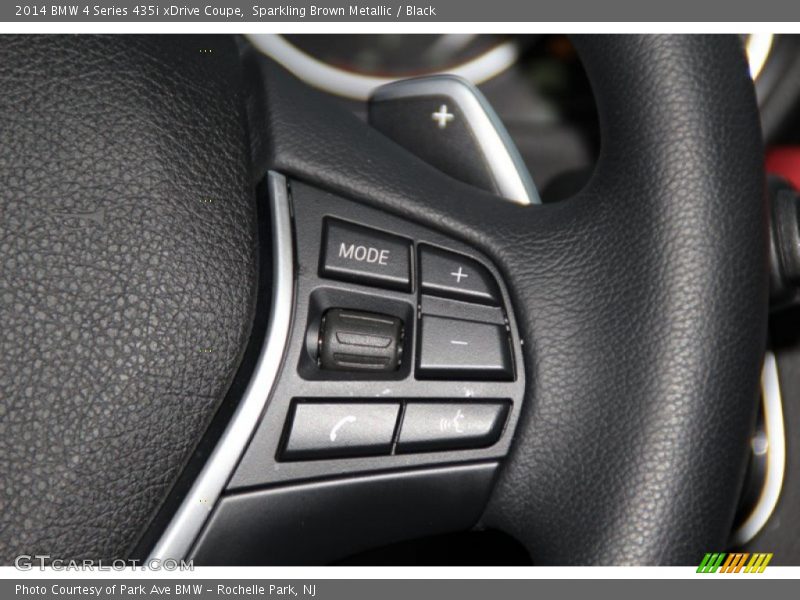 Sparkling Brown Metallic / Black 2014 BMW 4 Series 435i xDrive Coupe