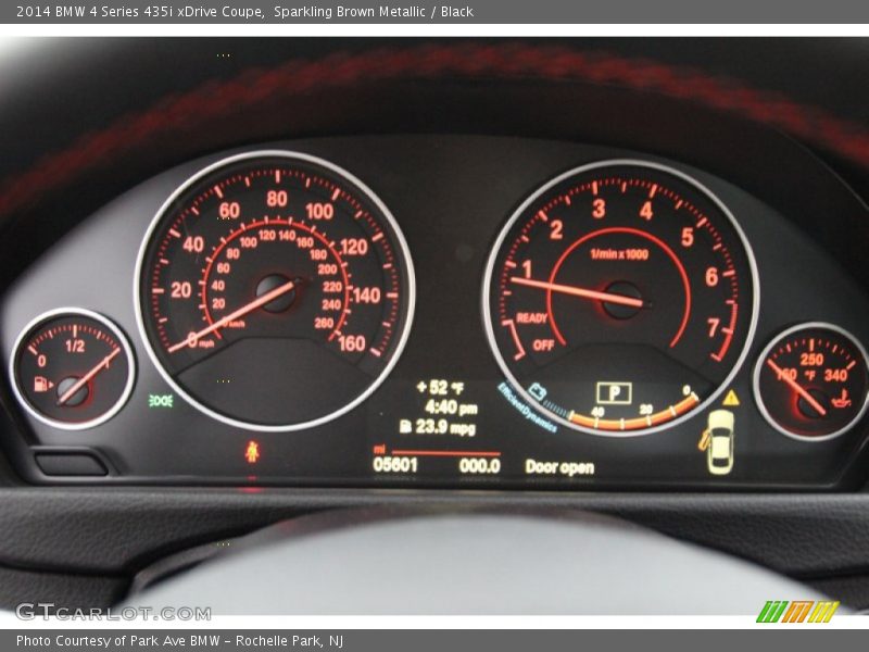  2014 4 Series 435i xDrive Coupe 435i xDrive Coupe Gauges