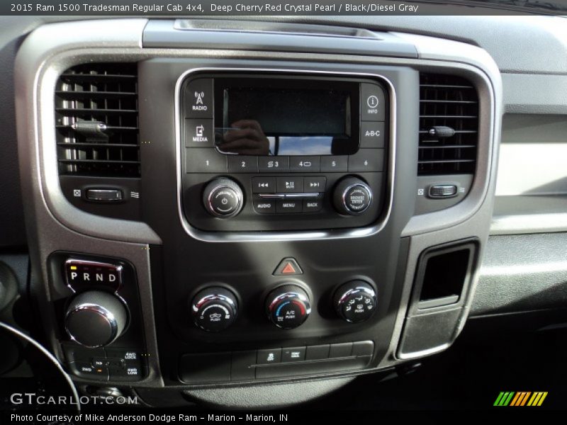 Deep Cherry Red Crystal Pearl / Black/Diesel Gray 2015 Ram 1500 Tradesman Regular Cab 4x4