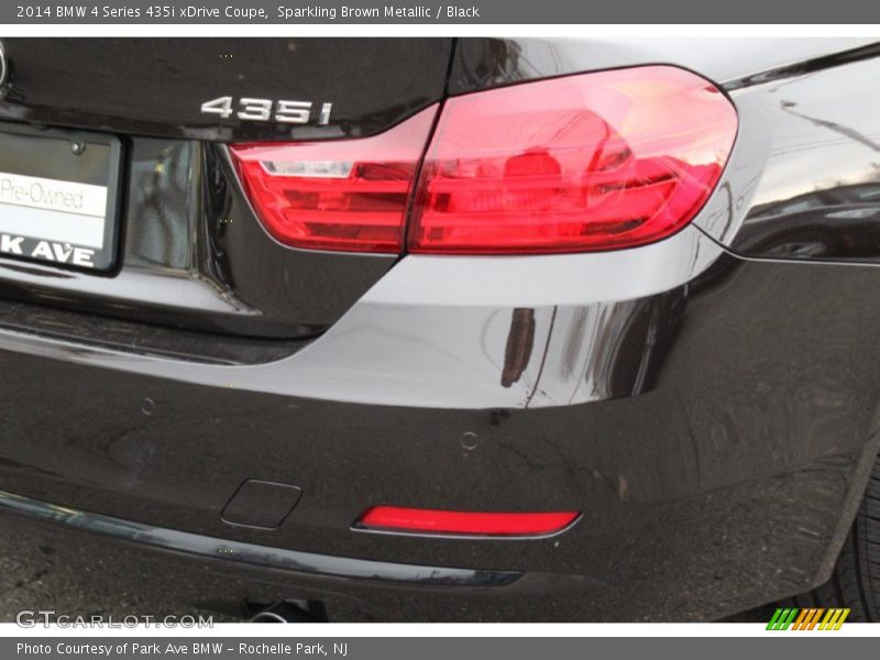 Sparkling Brown Metallic / Black 2014 BMW 4 Series 435i xDrive Coupe