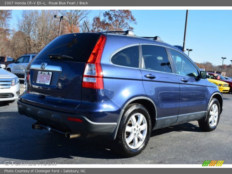 Royal Blue Pearl / Black 2007 Honda CR-V EX-L