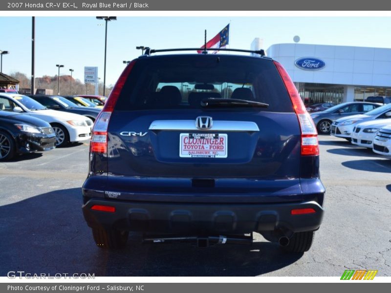 Royal Blue Pearl / Black 2007 Honda CR-V EX-L