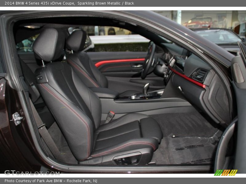 Sparkling Brown Metallic / Black 2014 BMW 4 Series 435i xDrive Coupe