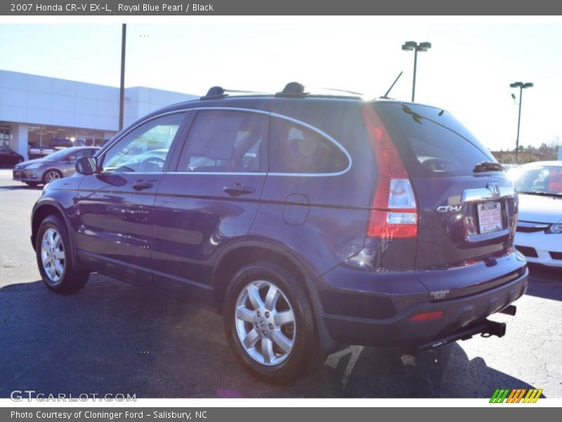 Royal Blue Pearl / Black 2007 Honda CR-V EX-L