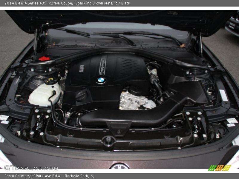 Sparkling Brown Metallic / Black 2014 BMW 4 Series 435i xDrive Coupe