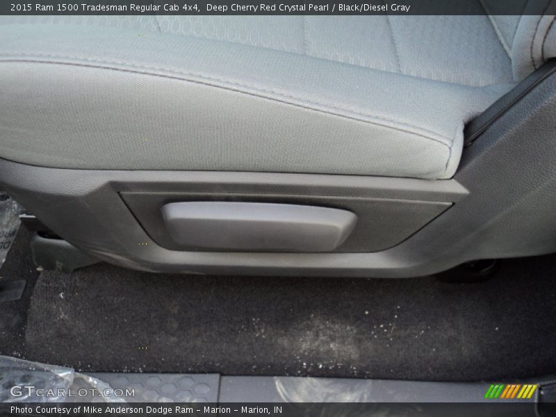Deep Cherry Red Crystal Pearl / Black/Diesel Gray 2015 Ram 1500 Tradesman Regular Cab 4x4