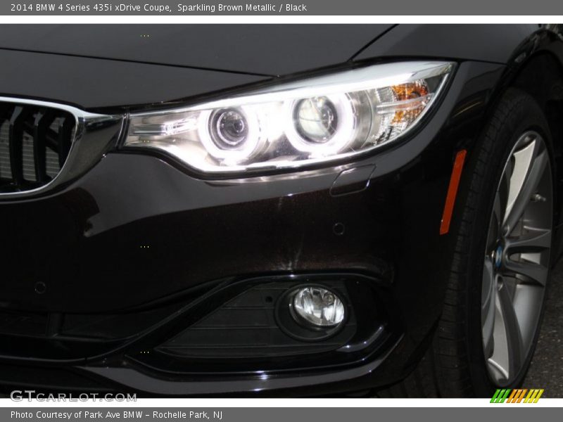 Sparkling Brown Metallic / Black 2014 BMW 4 Series 435i xDrive Coupe