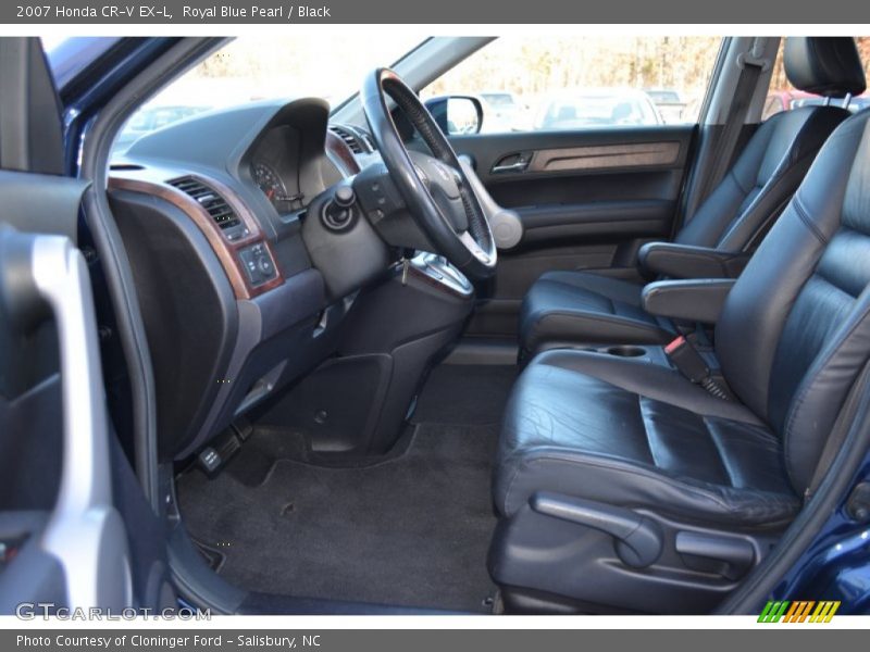 Royal Blue Pearl / Black 2007 Honda CR-V EX-L