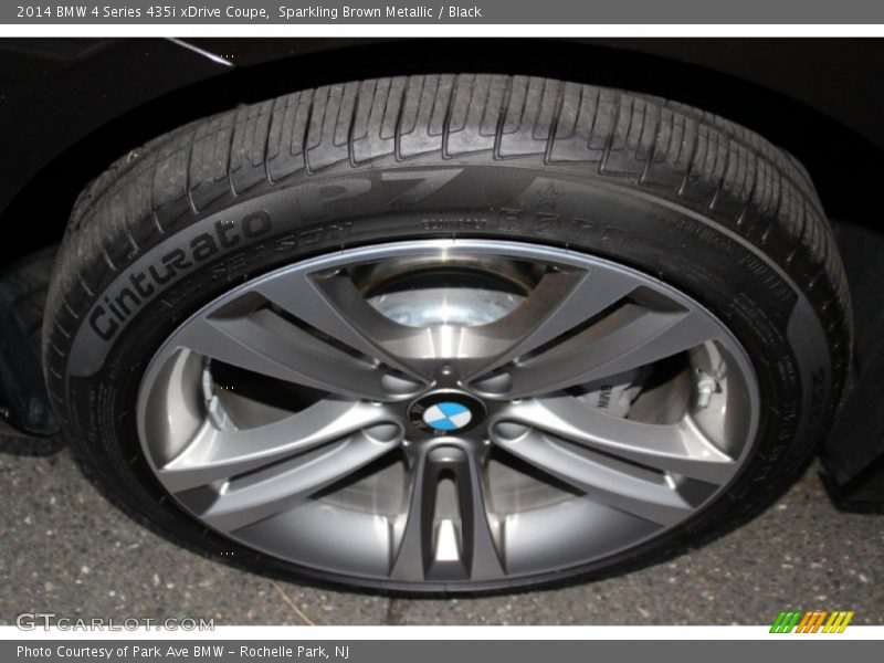 Sparkling Brown Metallic / Black 2014 BMW 4 Series 435i xDrive Coupe