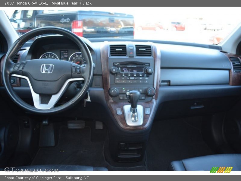Royal Blue Pearl / Black 2007 Honda CR-V EX-L