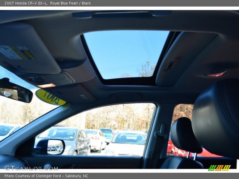 Royal Blue Pearl / Black 2007 Honda CR-V EX-L