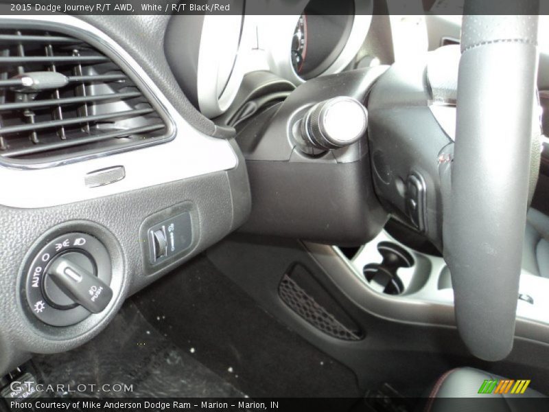 White / R/T Black/Red 2015 Dodge Journey R/T AWD