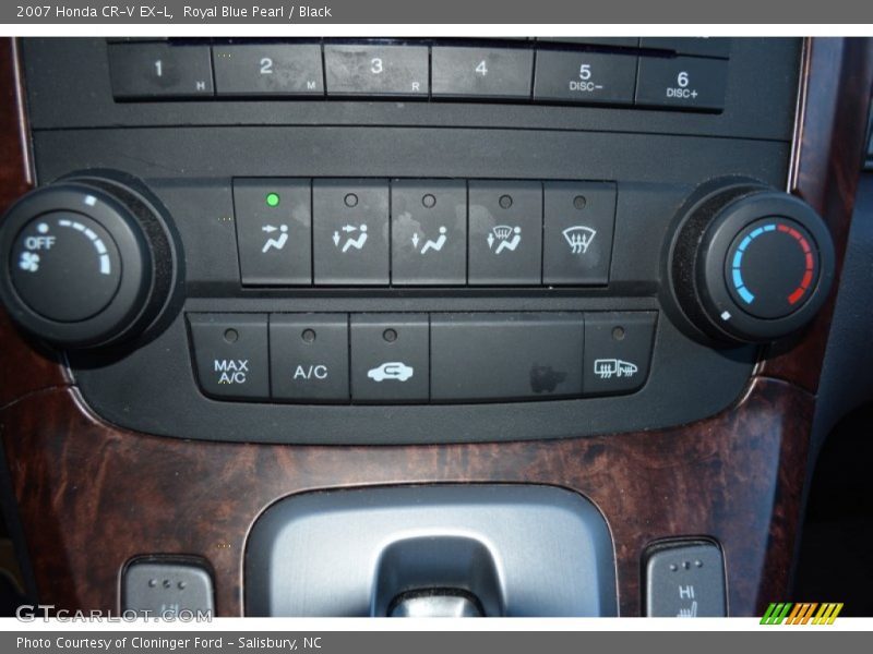 Royal Blue Pearl / Black 2007 Honda CR-V EX-L