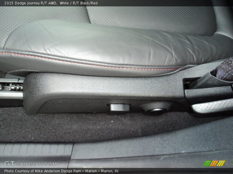 White / R/T Black/Red 2015 Dodge Journey R/T AWD