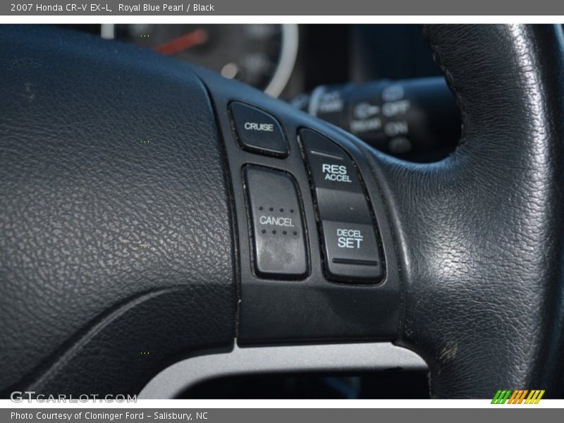Royal Blue Pearl / Black 2007 Honda CR-V EX-L