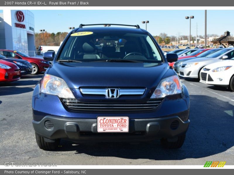 Royal Blue Pearl / Black 2007 Honda CR-V EX-L