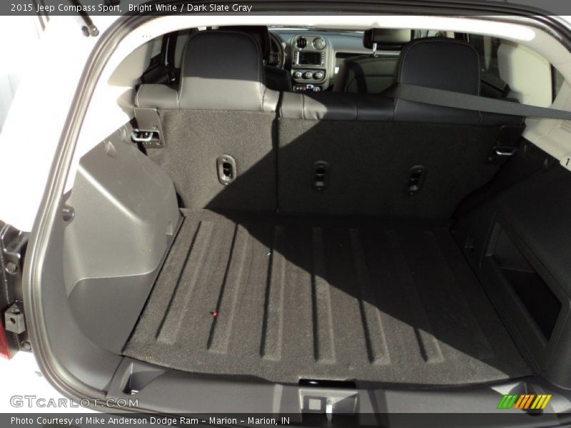 Bright White / Dark Slate Gray 2015 Jeep Compass Sport