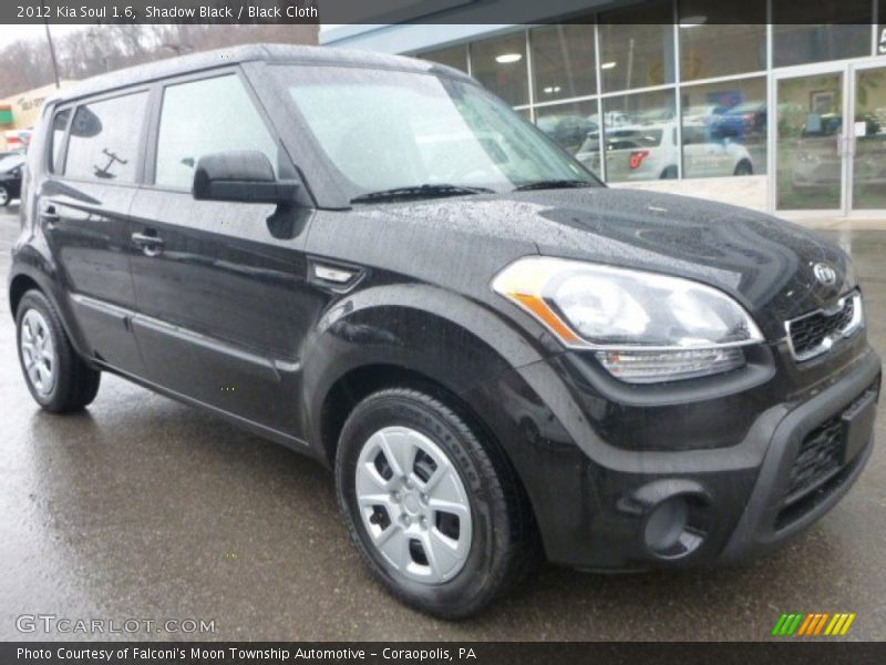 Shadow Black / Black Cloth 2012 Kia Soul 1.6