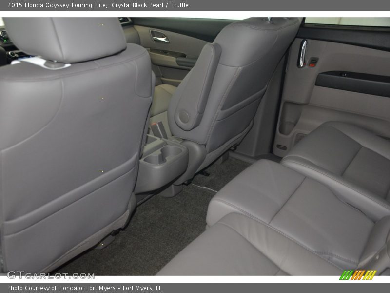 Crystal Black Pearl / Truffle 2015 Honda Odyssey Touring Elite