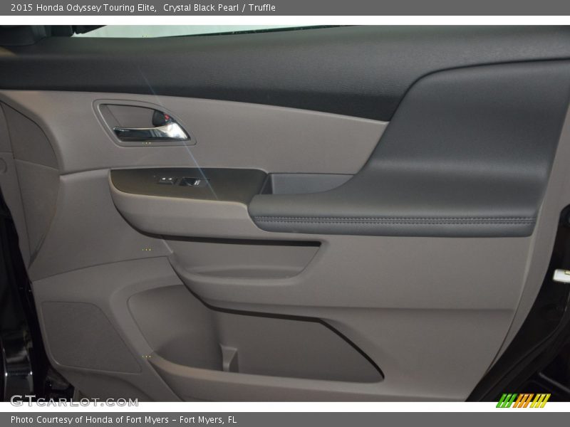 Crystal Black Pearl / Truffle 2015 Honda Odyssey Touring Elite