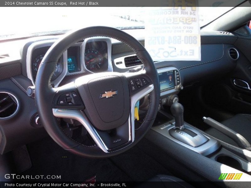 Red Hot / Black 2014 Chevrolet Camaro SS Coupe