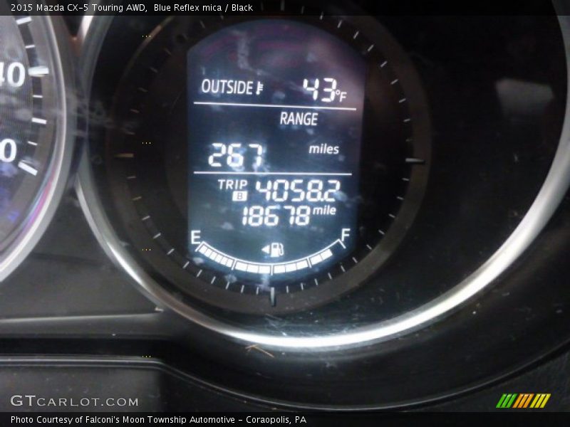 Blue Reflex mica / Black 2015 Mazda CX-5 Touring AWD
