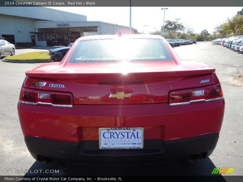 Red Hot / Black 2014 Chevrolet Camaro SS Coupe