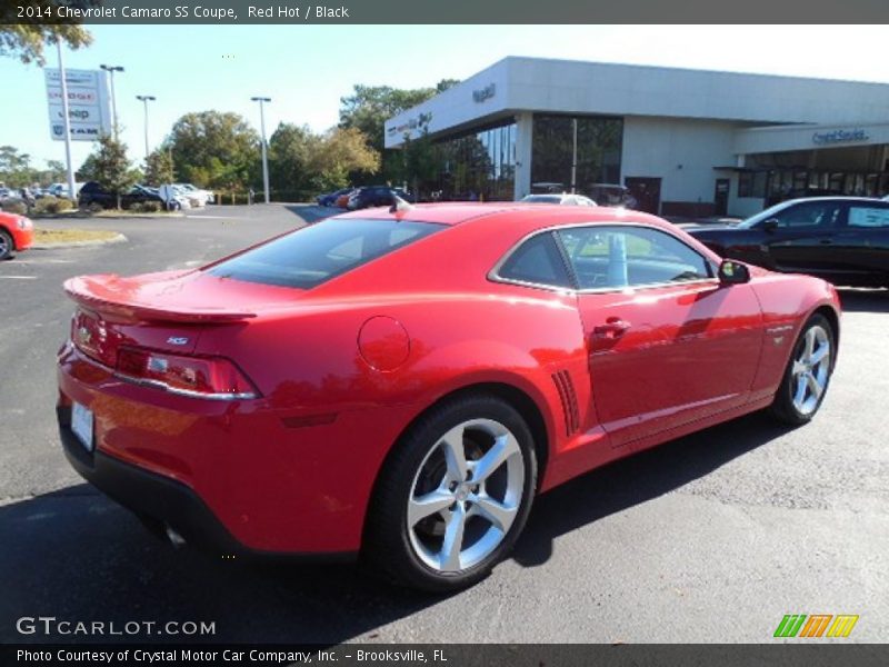 Red Hot / Black 2014 Chevrolet Camaro SS Coupe