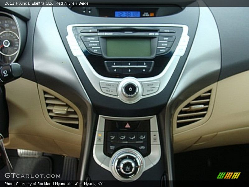 Red Allure / Beige 2012 Hyundai Elantra GLS