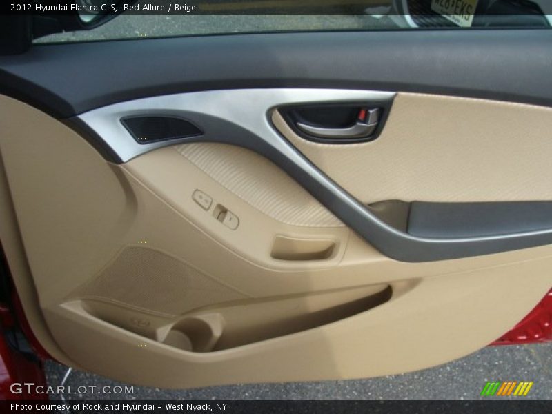 Red Allure / Beige 2012 Hyundai Elantra GLS