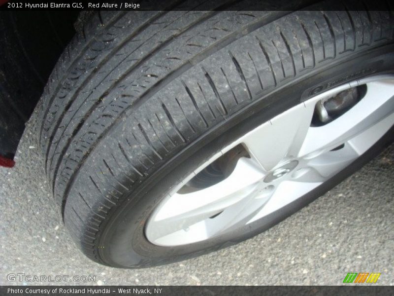 Red Allure / Beige 2012 Hyundai Elantra GLS