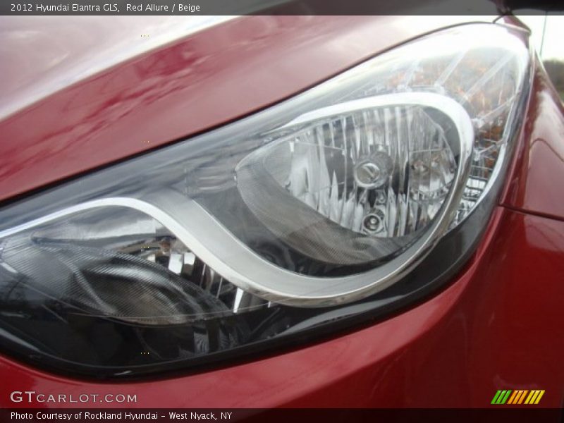 Red Allure / Beige 2012 Hyundai Elantra GLS