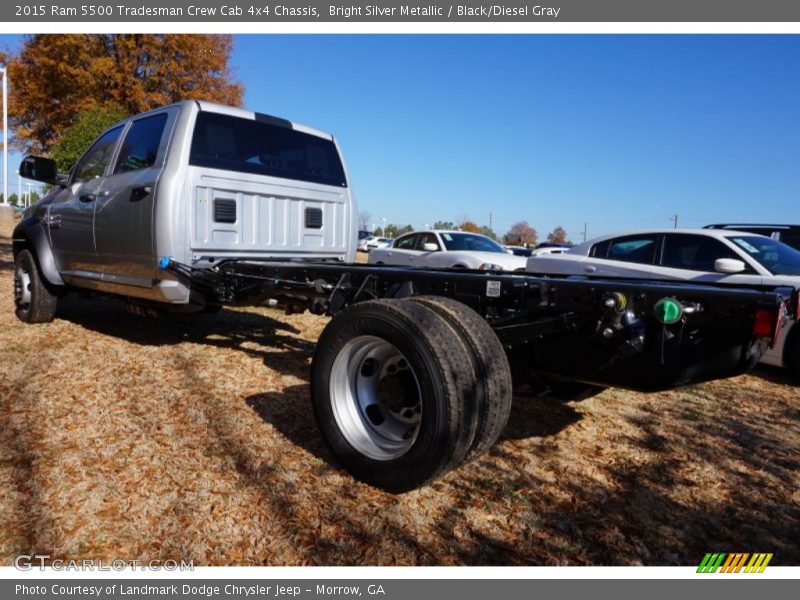 Bright Silver Metallic / Black/Diesel Gray 2015 Ram 5500 Tradesman Crew Cab 4x4 Chassis