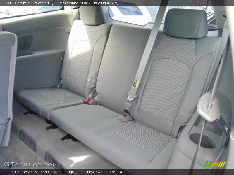 Summit White / Dark Gray/Light Gray 2010 Chevrolet Traverse LT