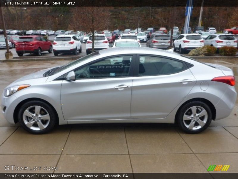 Silver / Gray 2013 Hyundai Elantra GLS