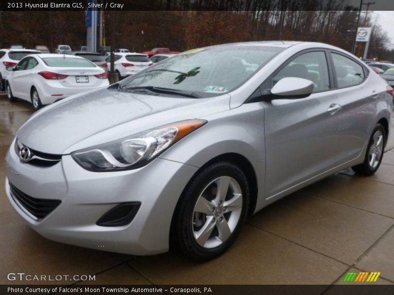 Silver / Gray 2013 Hyundai Elantra GLS