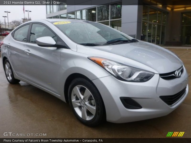 Silver / Gray 2013 Hyundai Elantra GLS